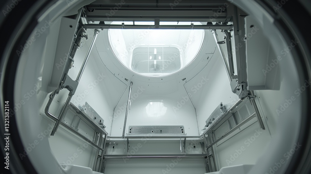 Automated uv cleaning cycle process high-fidelity environment gigapixel detail industrial setting detailed view Automated uv cleaning cycle process high-fidelity environment gigapixel detail industrial setting detailed view