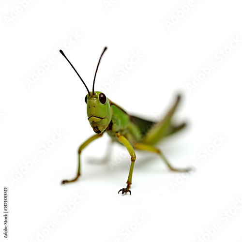 locust isolated on white background