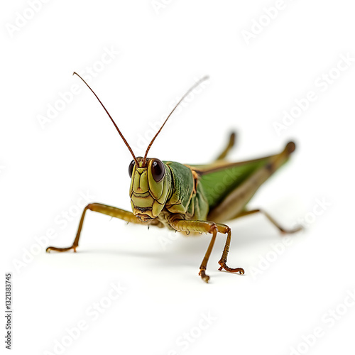 locust isolated on white background