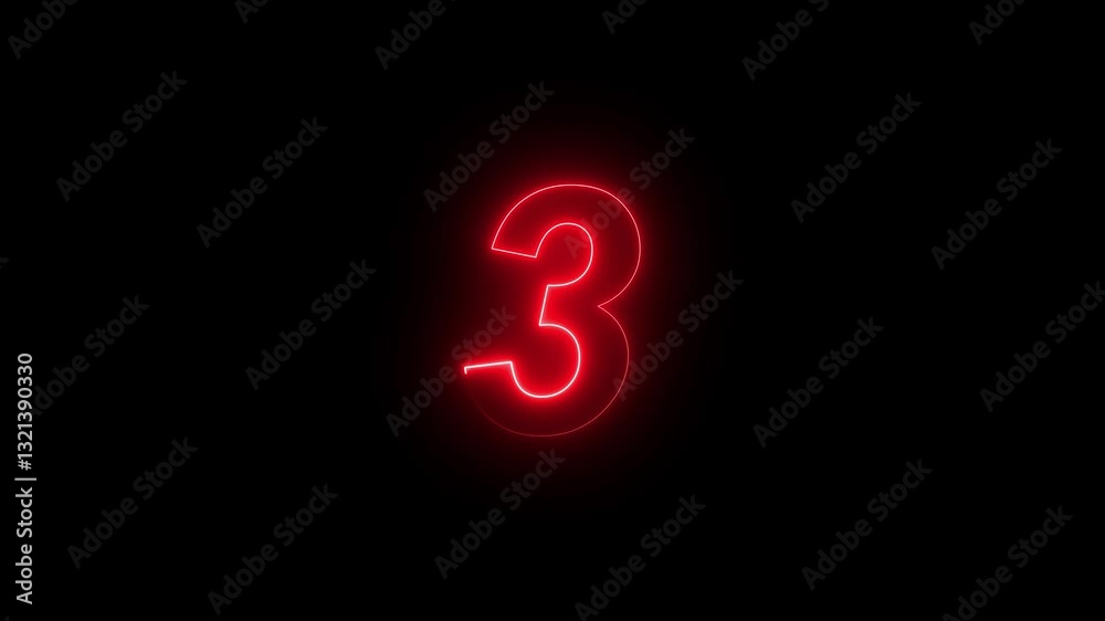neon glowing text 3 number countdown icon on black background. Neon number 3 with alpha channel Energy red neon 3 number. neon text 3 number countdown icon on black background 4k animation. neon glowing text 3 number countdown icon on black background. Neon number 3 with alpha channel Energy red neon 3 number. neon text 3 number countdown icon on black background 4k animation.