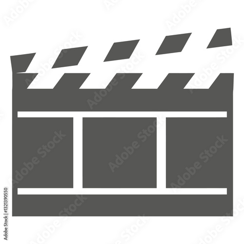 The Clapperboard Icon: Capturing a close-up of a classic clapperboard, a timeless symbol of the film industry, ready to mark the beginning of a new project