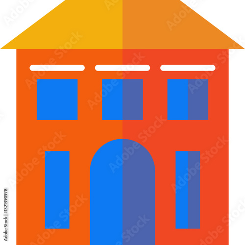 Property  flat icon 