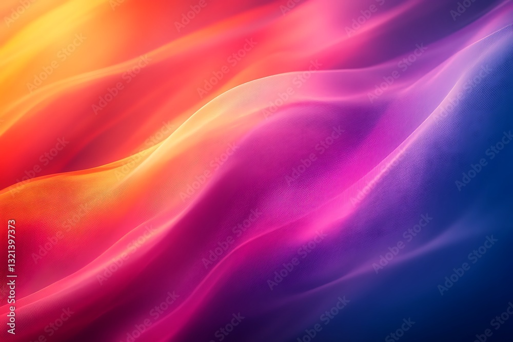 Obraz premium Abstract vibrant wavy background.