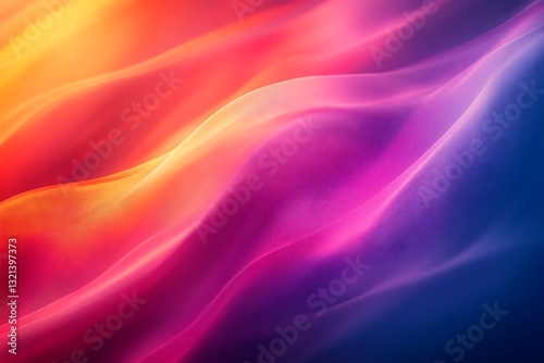Wallpaper Mural Abstract vibrant wavy background. Torontodigital.ca