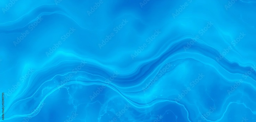 Fototapeta premium Abstract blue and teal water wave texture, perfect as a web banner background or backdrop, abstract, pattern