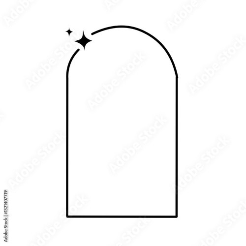 minimalistic shapes sparkling geometric