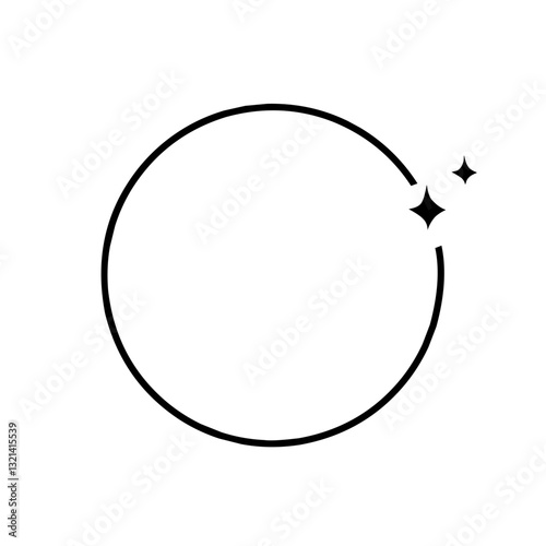 minimalistic shapes sparkling geometric