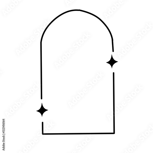 minimalistic shapes sparkling geometric