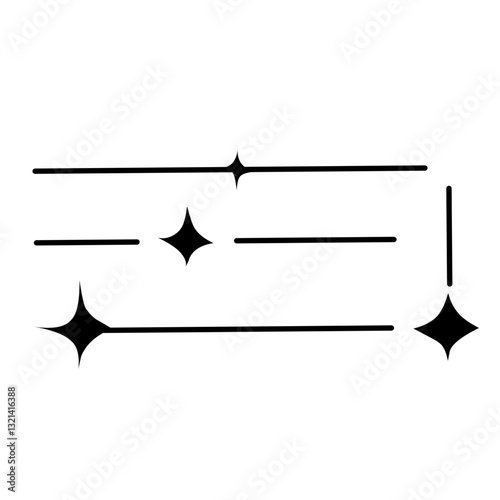 minimalistic shapes sparkling geometric