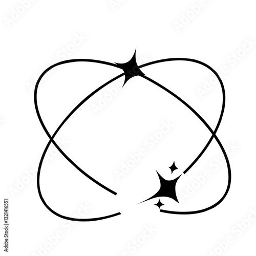 minimalistic shapes sparkling geometric