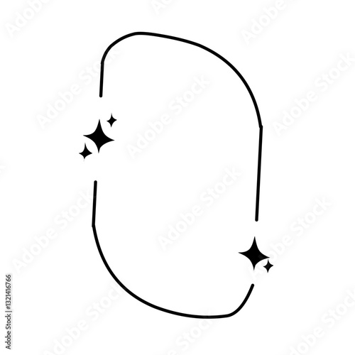 minimalistic shapes sparkling geometric