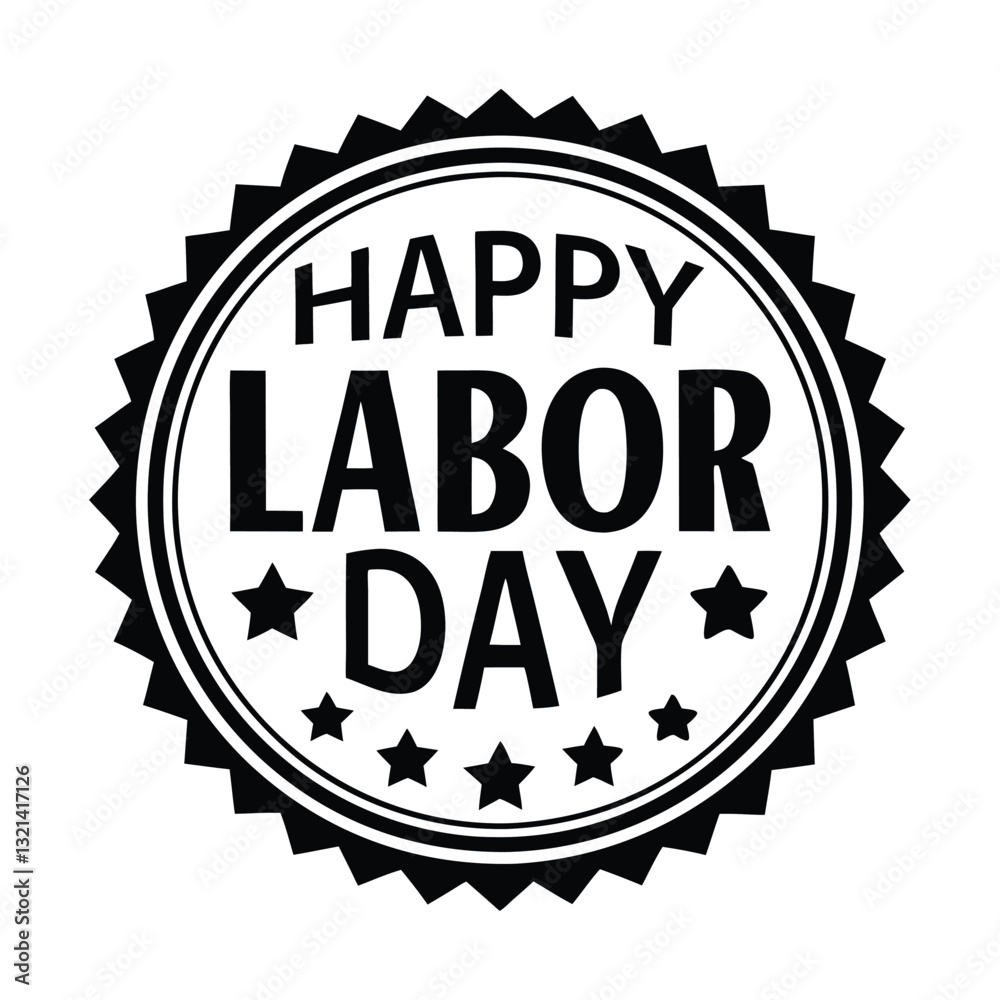 Creative Happy Labor Day Calligraphy Silhouette Vector Creative Happy Labor Day Calligraphy Silhouette Vector