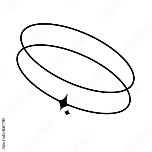 minimalistic shapes sparkling geometric