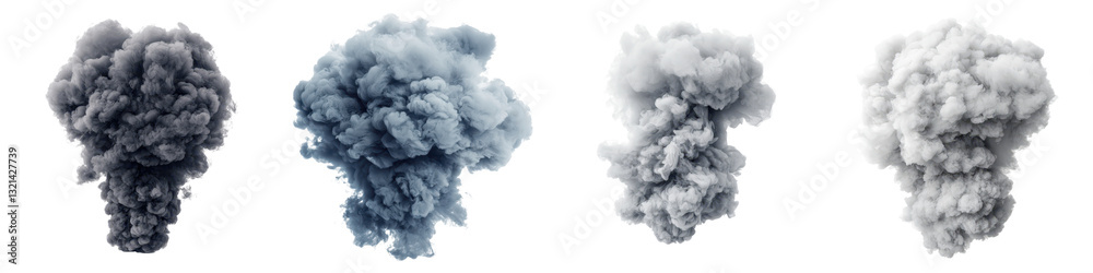 Dramatic image depicting intense explosion plumes billowing and spreading in hazardous chaotic and apocalyptic clouds The powerful volatile and destructive scene creates a sense of danger threat Dramatic image depicting intense explosion plumes billowing and spreading in hazardous chaotic and apocalyptic clouds The powerful volatile and destructive scene creates a sense of danger threat
