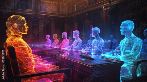 Virtual hologram trial explores justice and augmented reality in a modern judiciary setting