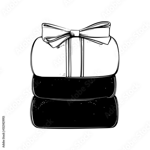 Top view of Towel, household object, vector graphic