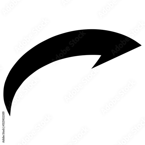 Trendy Filled Arrow Icon Pointer Designs: A Silhouette Style Trend