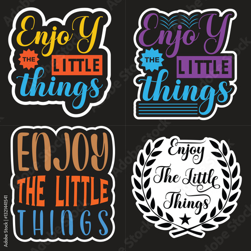 set of vintage retro labels