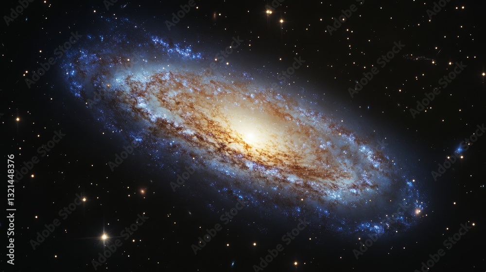 Fototapeta premium Images of hidden galaxies