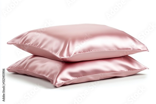 Luxurious Pair of Pink Silk Pillowcases Soft and Smooth Elegant Bedding
