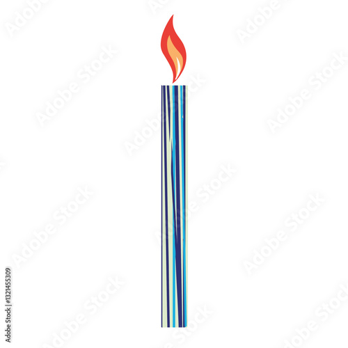 Torch Symbol of Hope: A vividly illustrated torch with a vibrant flame. The imagery evokes concepts of light, guidance, and endurance, ideally for representing hope and inspiration.