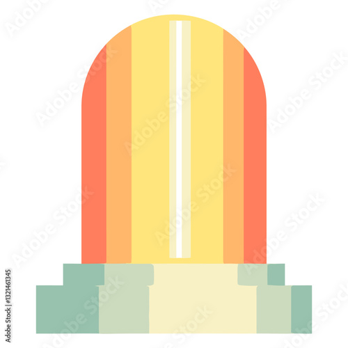 Gateway to Enlightenment: An artistic illustration captures a radiant doorway emanating a warm glow, leading towards a hopeful future. The symmetrical design, vibrant colors.