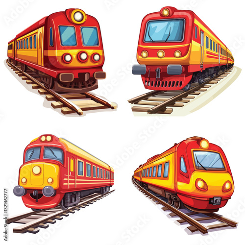 toy train vector illustration