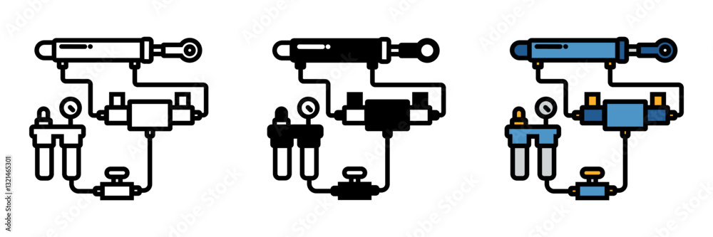 Pneumatic System is an air-powered mechanism controlling motion and force in industrial automation and machinery. Pneumatic System is an air-powered mechanism controlling motion and force in industrial automation and machinery.