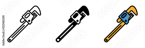 Pipe Wrench is an adjustable gripping tool used for tightening or loosening pipes and plumbing fittings.