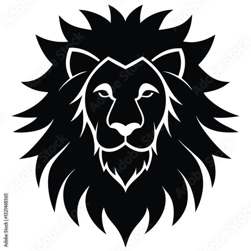 lion head vector illustration