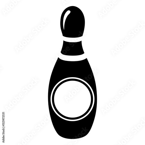 Bowling Pin Icon: A simple graphic of a bowling pin, a symbol of a sport with universal appeal. It evokes the anticipation of a strike and the fun of friendly competition. 