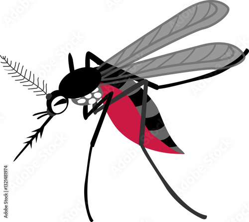 피를 빨아먹는 모기