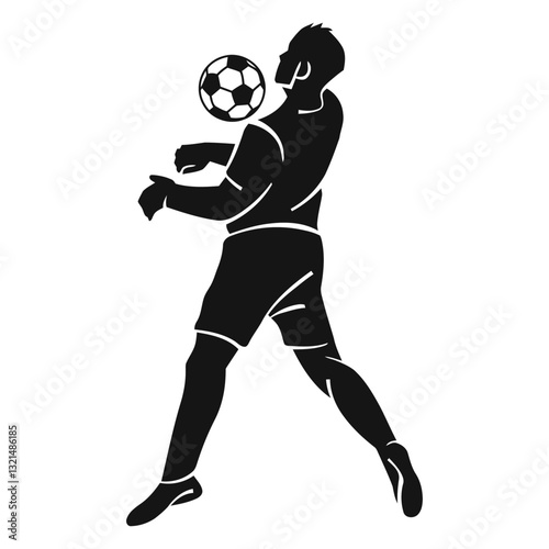 man soccer player cut out.