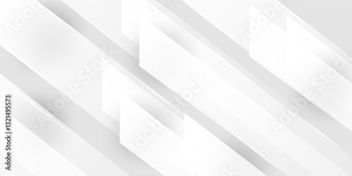 Abstract white and grey background. Subtle abstract background, blurred patterns. Light pale vector background. Abstract pale geometric pattern.