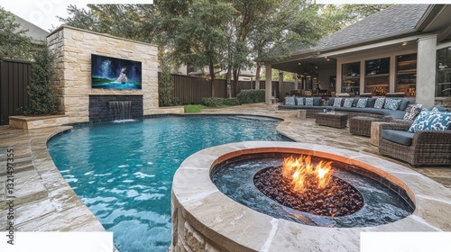 Backyard Oasis Pool, Fire Pit, & Outdoor TV