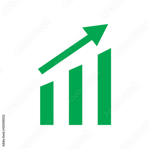 green business graph icon