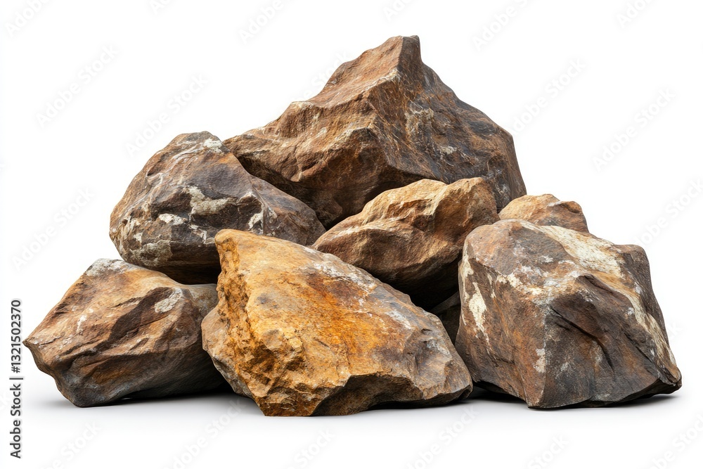 Pile of rough, assorted rocks Pile of rough, assorted rocks