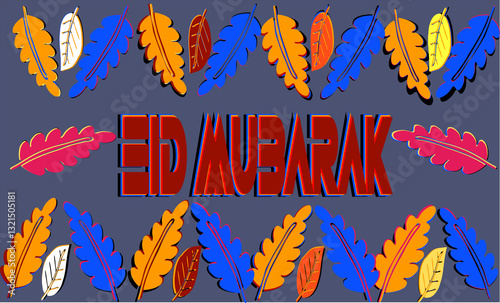 Eid mubarak AND EIDULFITR greeting card background design. Islamic arabic background. Eid Mubarak stock illustrationSet of eid mubarak al fitr islamic illustration for a poster banner, cover template photo