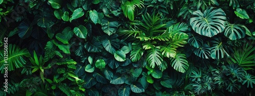 Wallpaper Mural Lush Tropical Foliage (4) Torontodigital.ca