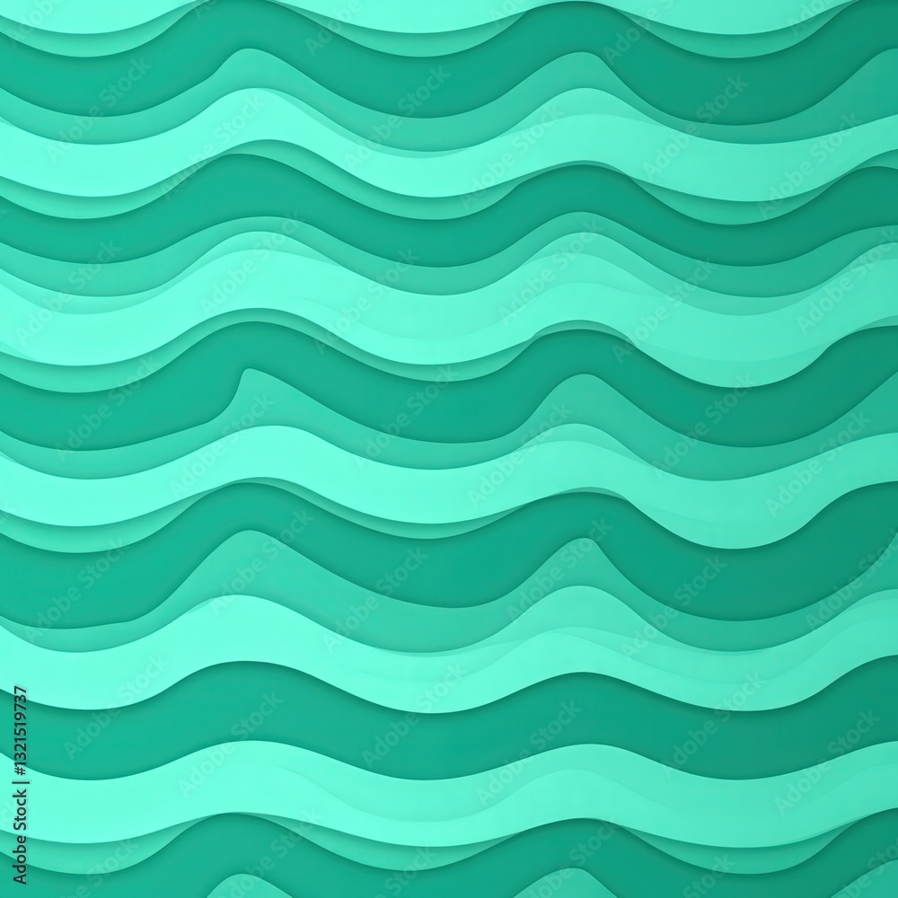 Teal wavy abstract background, layered design, ocean-like texture, website graphic Teal wavy abstract background, layered design, ocean-like texture, website graphic
