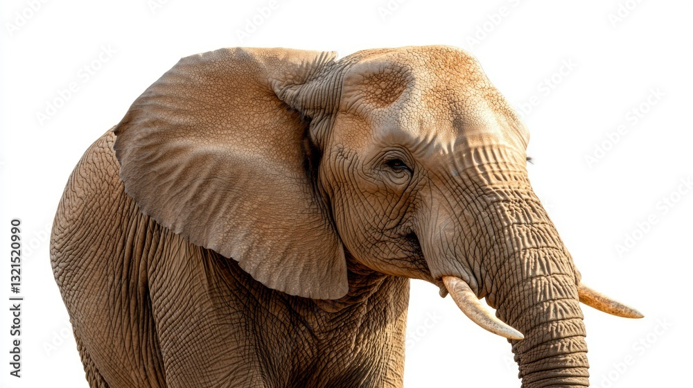 Fototapeta premium Elephant close-up profile