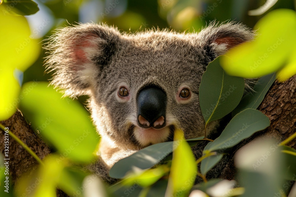 Obraz premium Baby Koala in a Tree