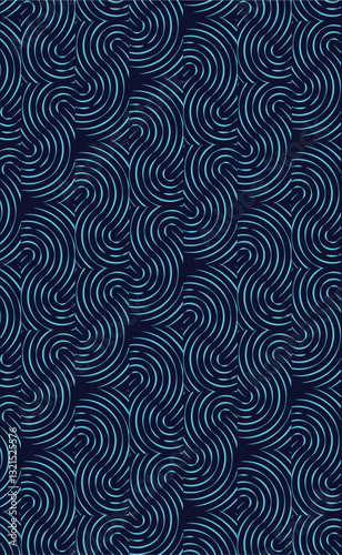 Stylish line art pattern with dynamic curved strokes. Elegant seamless background suitable for luxury branding, web design, and corporate identity.