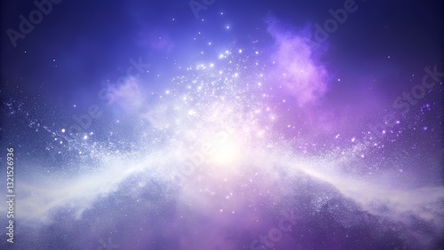 A deep purple cosmic galaxy background with glowing celestial lights. Great for space, fantasy, and sci-fi themes.