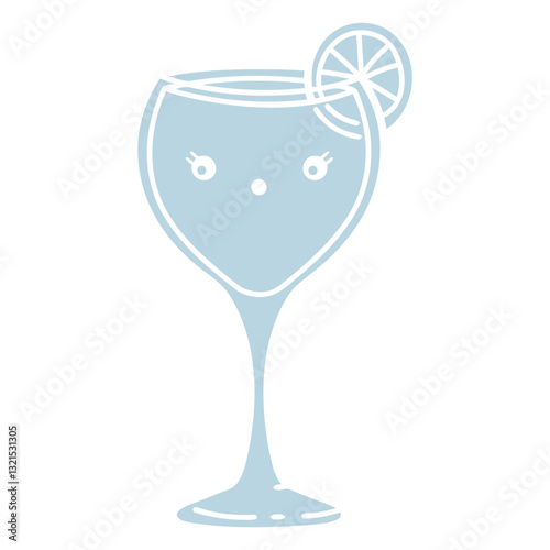 cocktail drink cut out.
