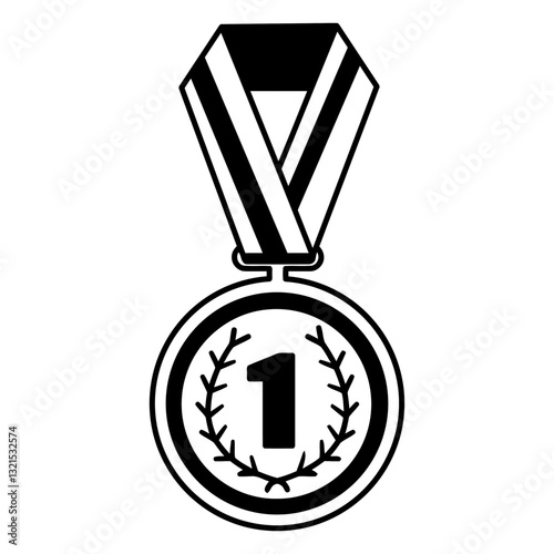 award medal circle first.