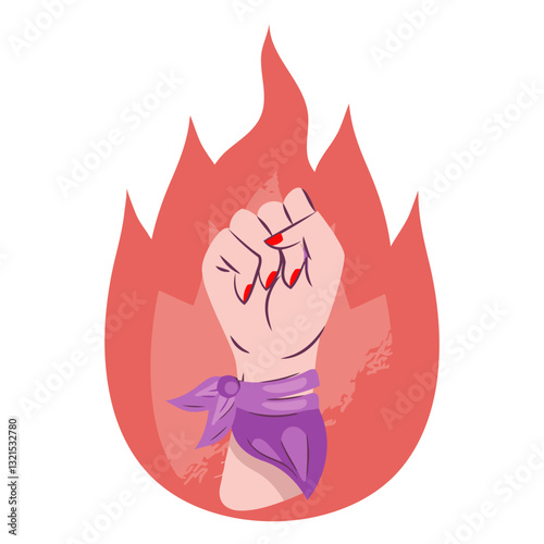 womens day badge.