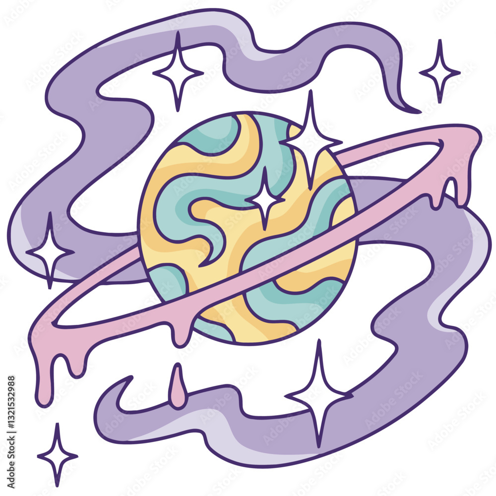 Obraz premium gothic space.