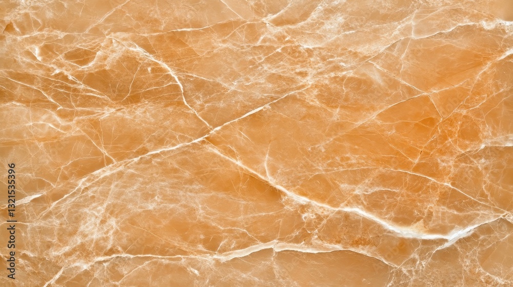 Fototapeta premium A close-up view of a textured orange marble surface showcasing its natural veining and patterns.