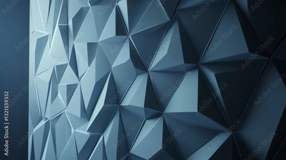 Fototapeta premium Geometric Wall Design: Modern Architectural Patterns for Contemporary Buildings